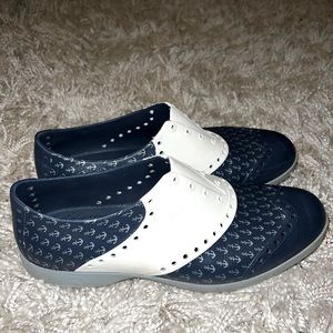 BIION Golf Shoes Oxford Anchor Wingtips 11M